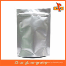 Promotion,All kinds of bag packing Industrial Use and Gravure Printing Surface Handling plastic zip lock silver mylar bag